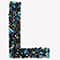 12 Pack: Black AB Letter Bling Sticker by Recollections®